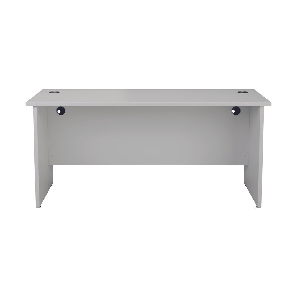 Jemini 1600x800mm White Rectangular Panel End Desk