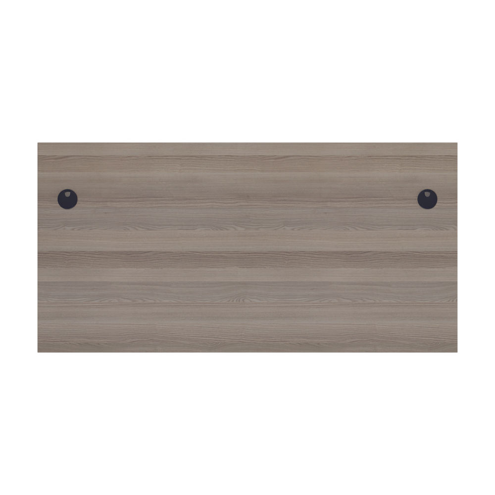 Jemini 1800x800mm Grey Oak Rectangular Panel End Desk