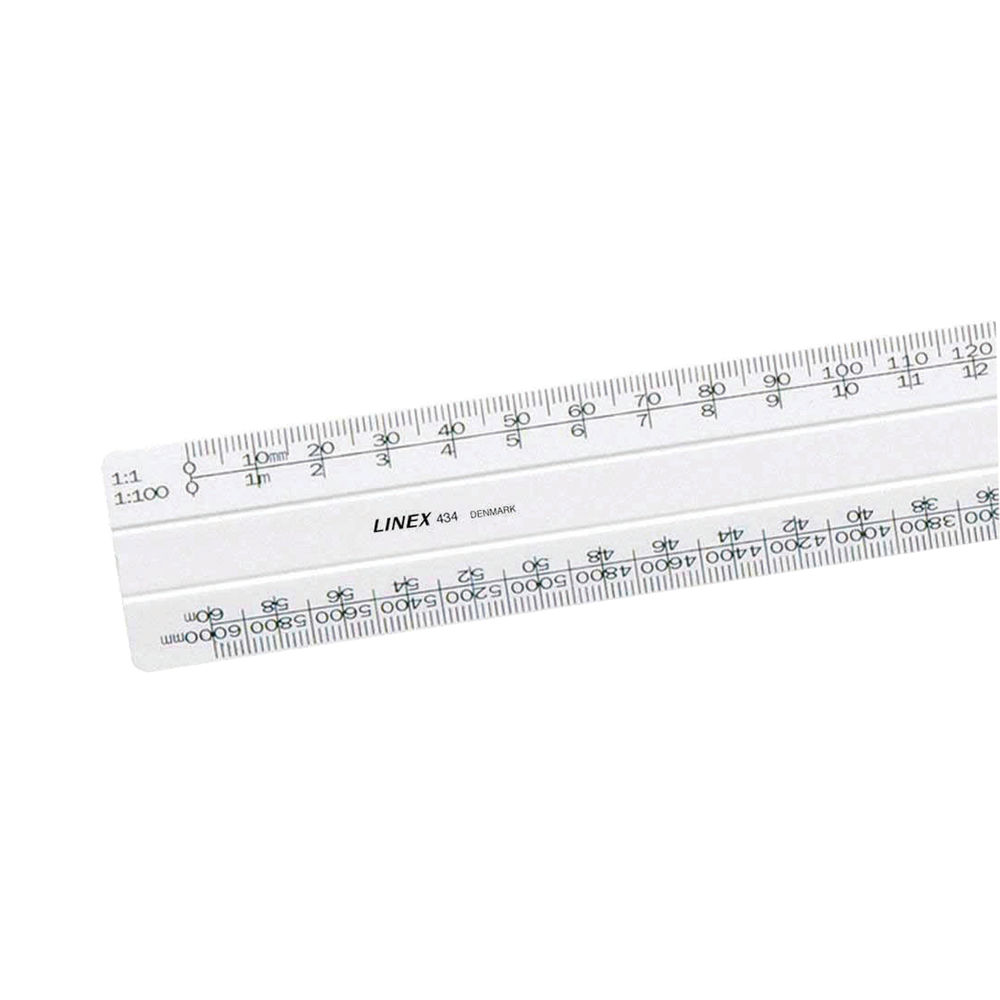 Linex Flat Scale 30cm Ruler - LXH 433