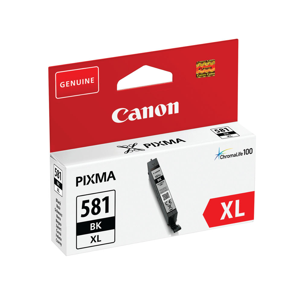 Canon 581 Black High Yield Ink Cartridge - 2052C001