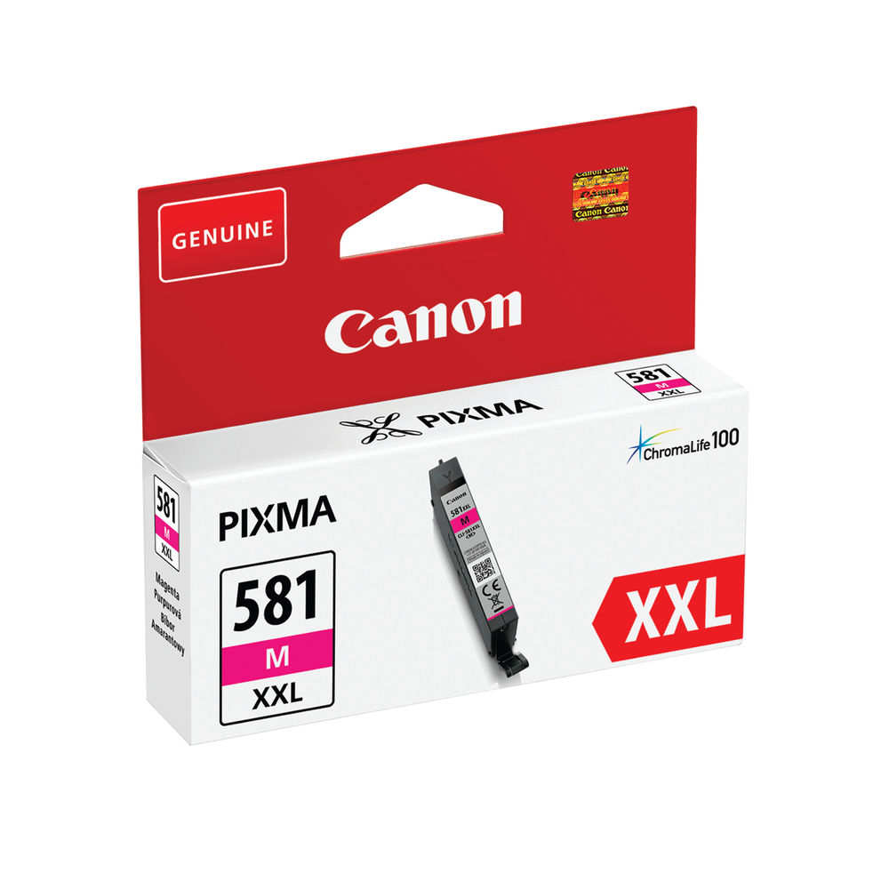 Canon 581XXL Magenta High Yield Ink Cartridge - 1996C001