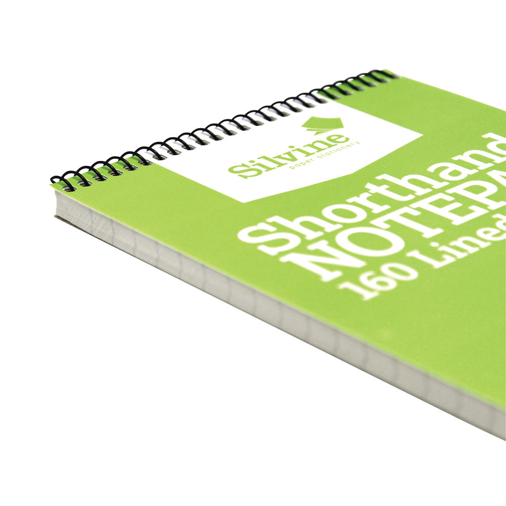 Silvine 127 x 203mm Recycled Shorthand Notepads (Pack of 12)