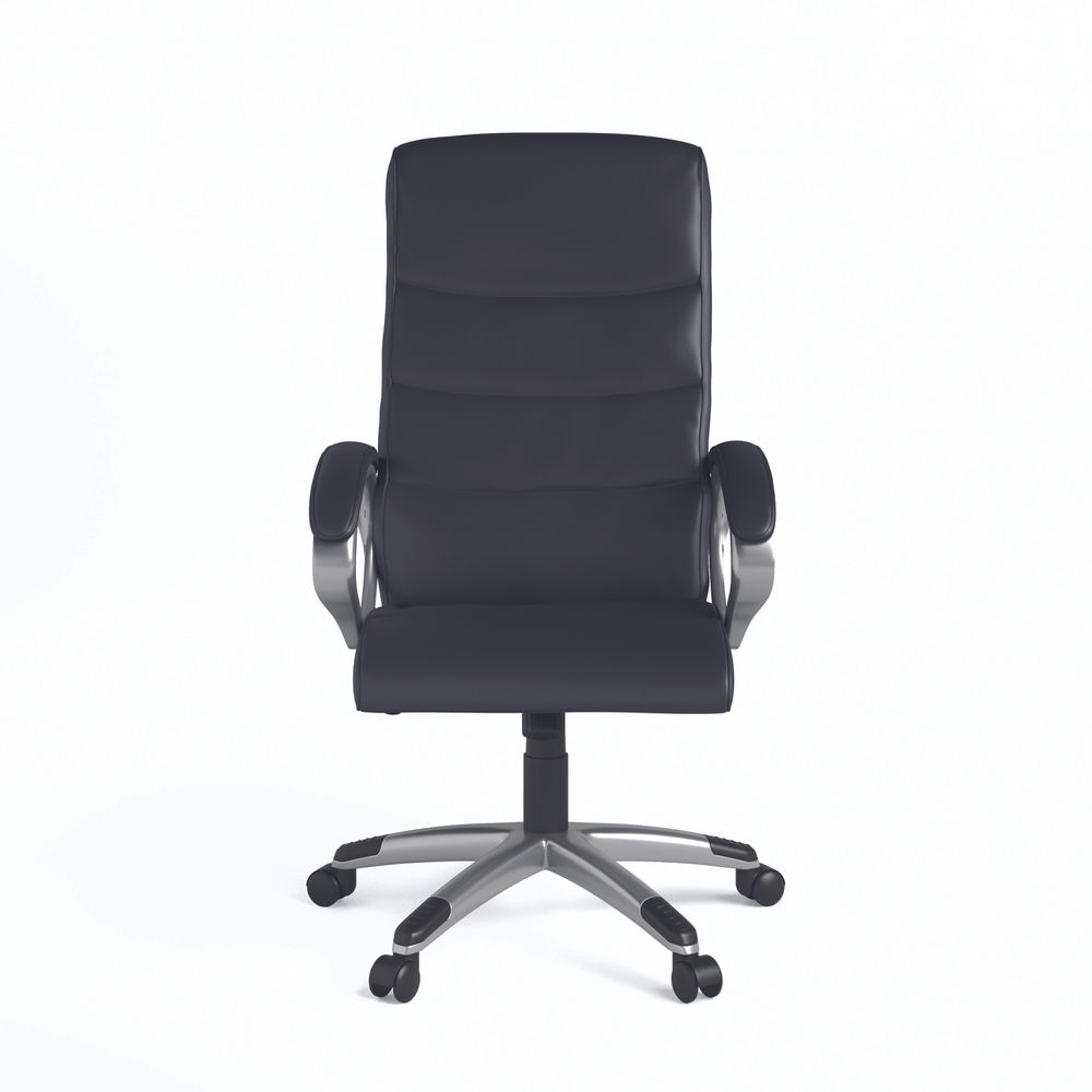 Hampton Leather Office Chair Black