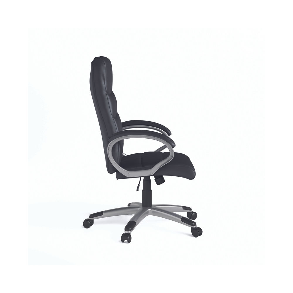 Hampton Leather Office Chair Black