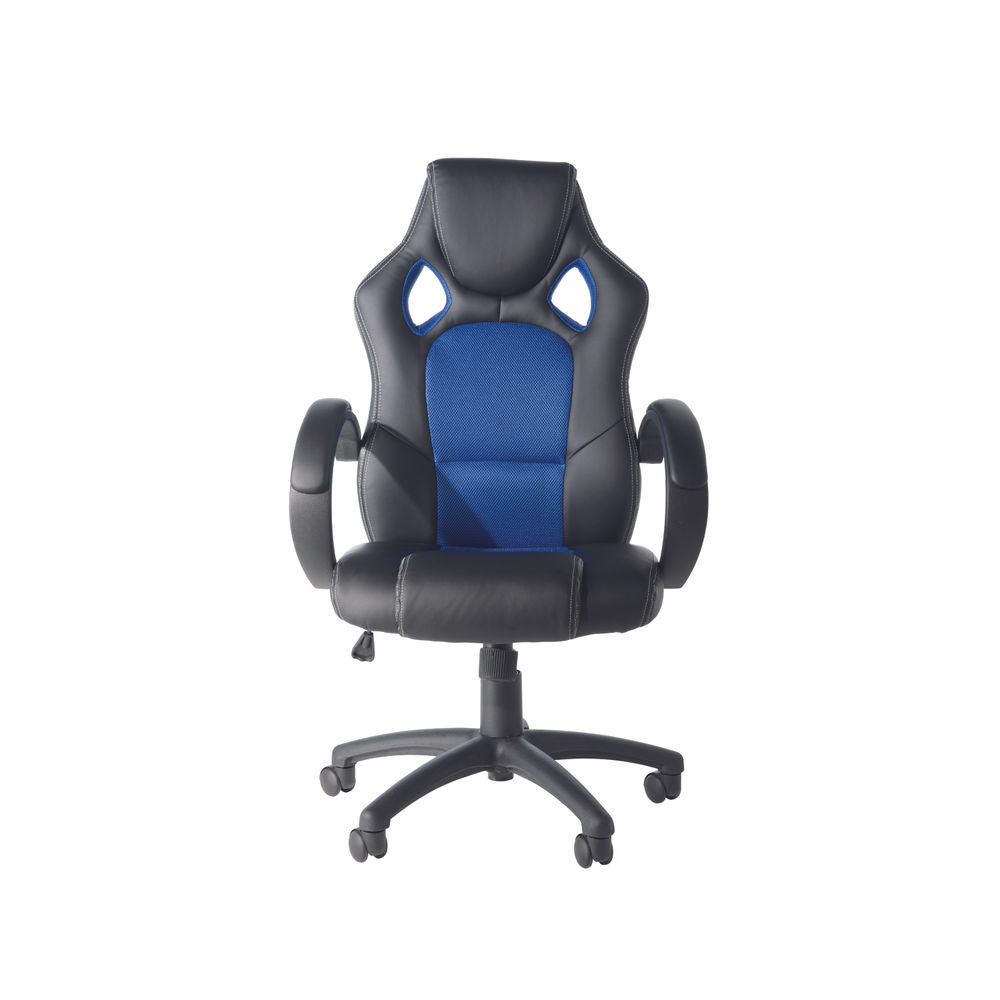 Daytona Faux Leather Racing Chair Blue