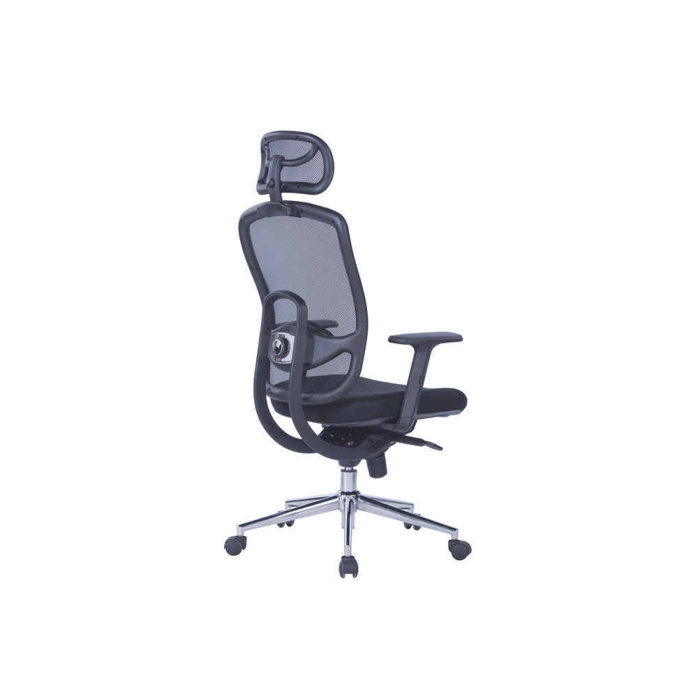 Miami Mesh Back Chair Black