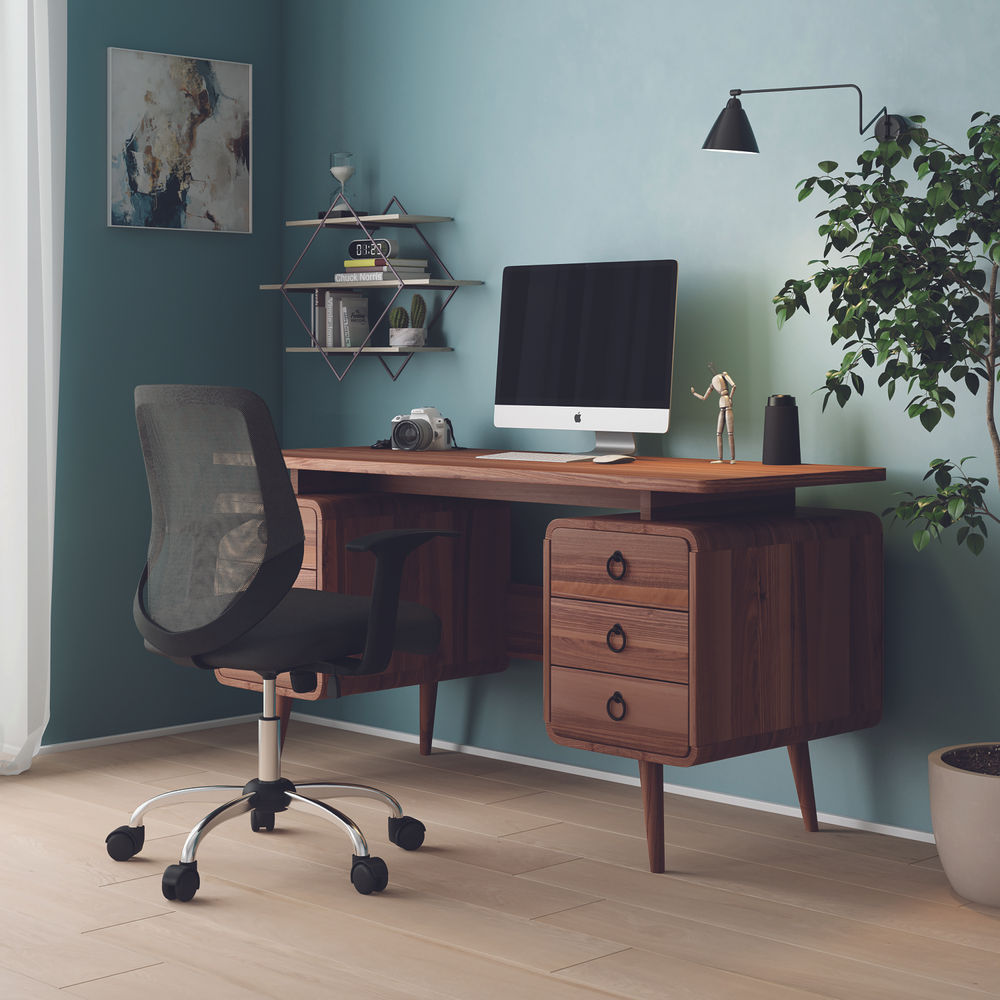 Somerset Classic Style Office Desk Walnut