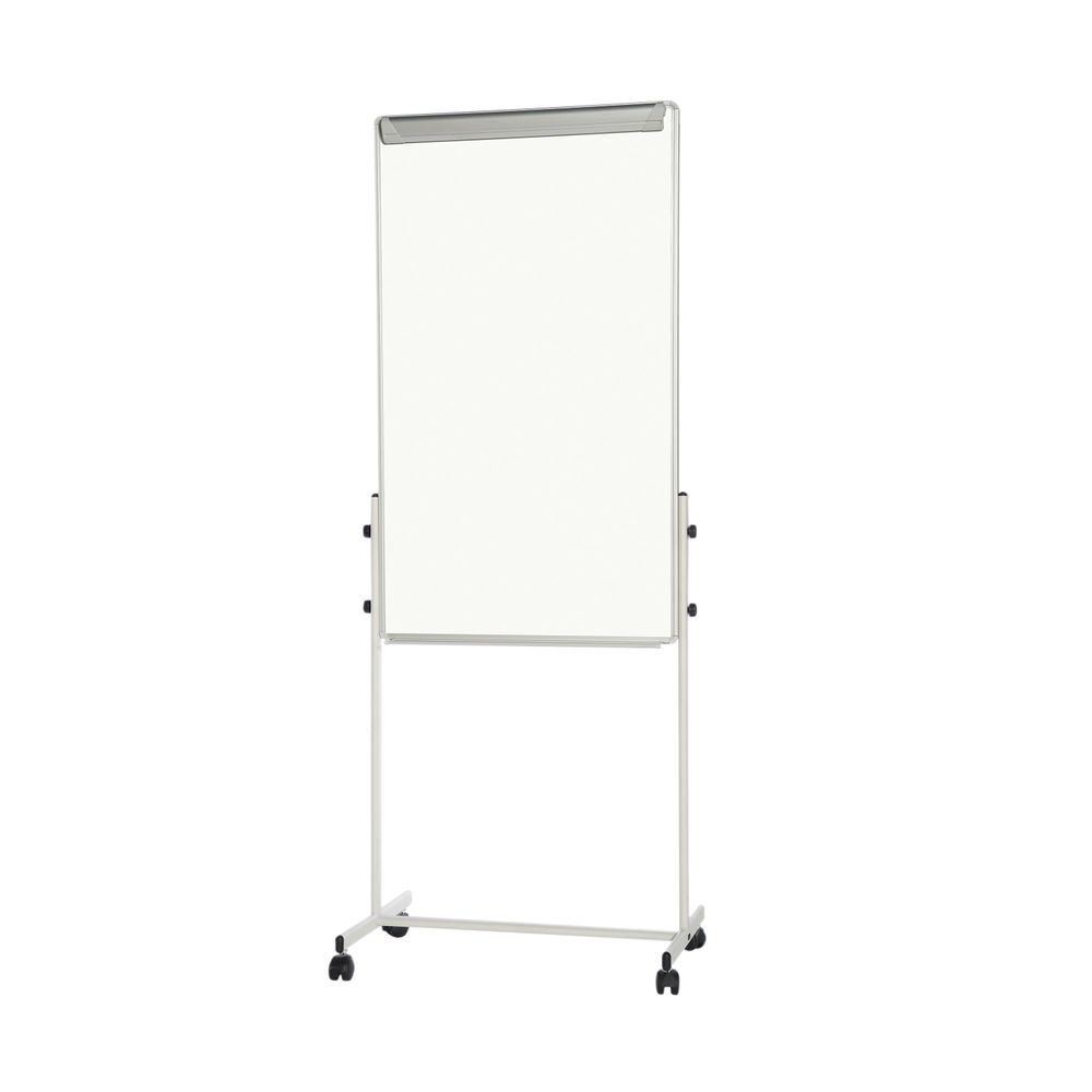 Bi-Office White Portable Duo Board and Flipchart Easel