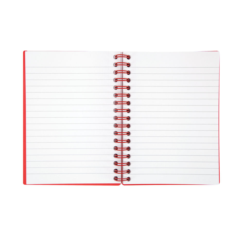 Black n Red A6 Polypropylene Notebook (Pack of 5)