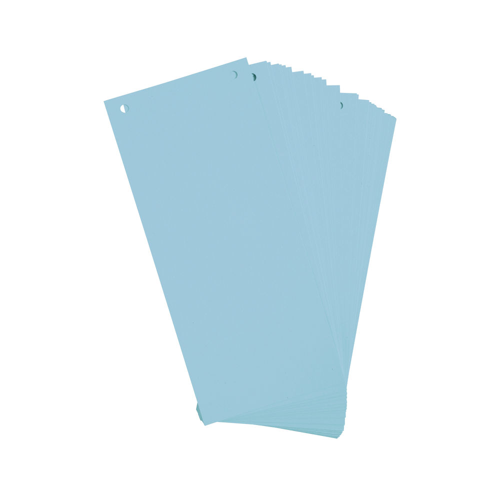 Exacompta Filing Strips 105x240mm Blue (Pack of 1200)