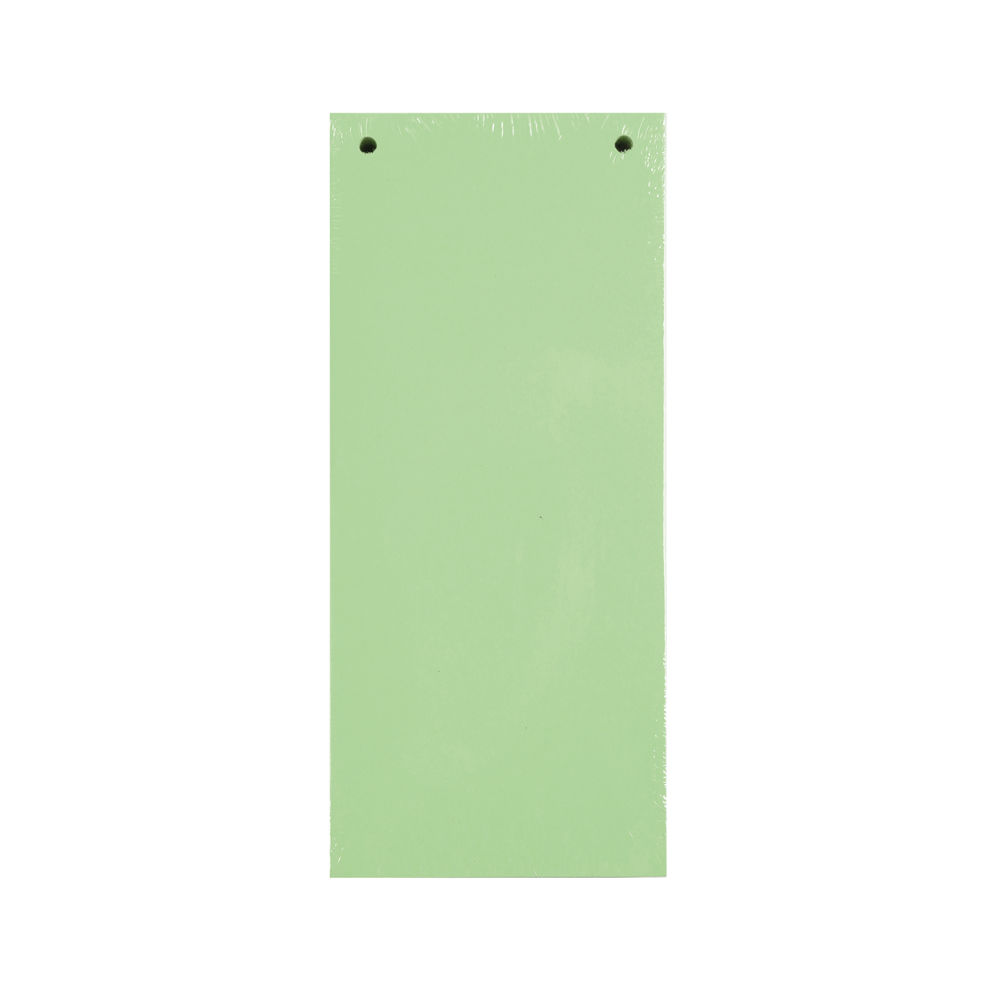 Exacompta Filing Strips 105x240mm Green x12 Pack of 1200 13345B