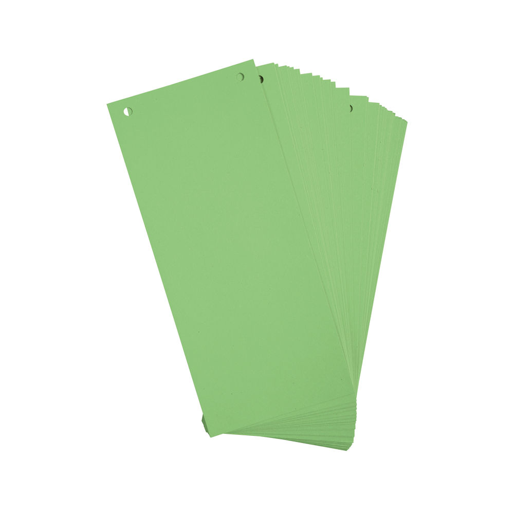 Forever Filing Strips 105x240mm Green (Pack of 1200)