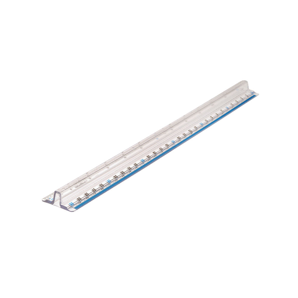 Helix Shatter Resistant Fingergrip Ruler 30cm (Pack of 10)