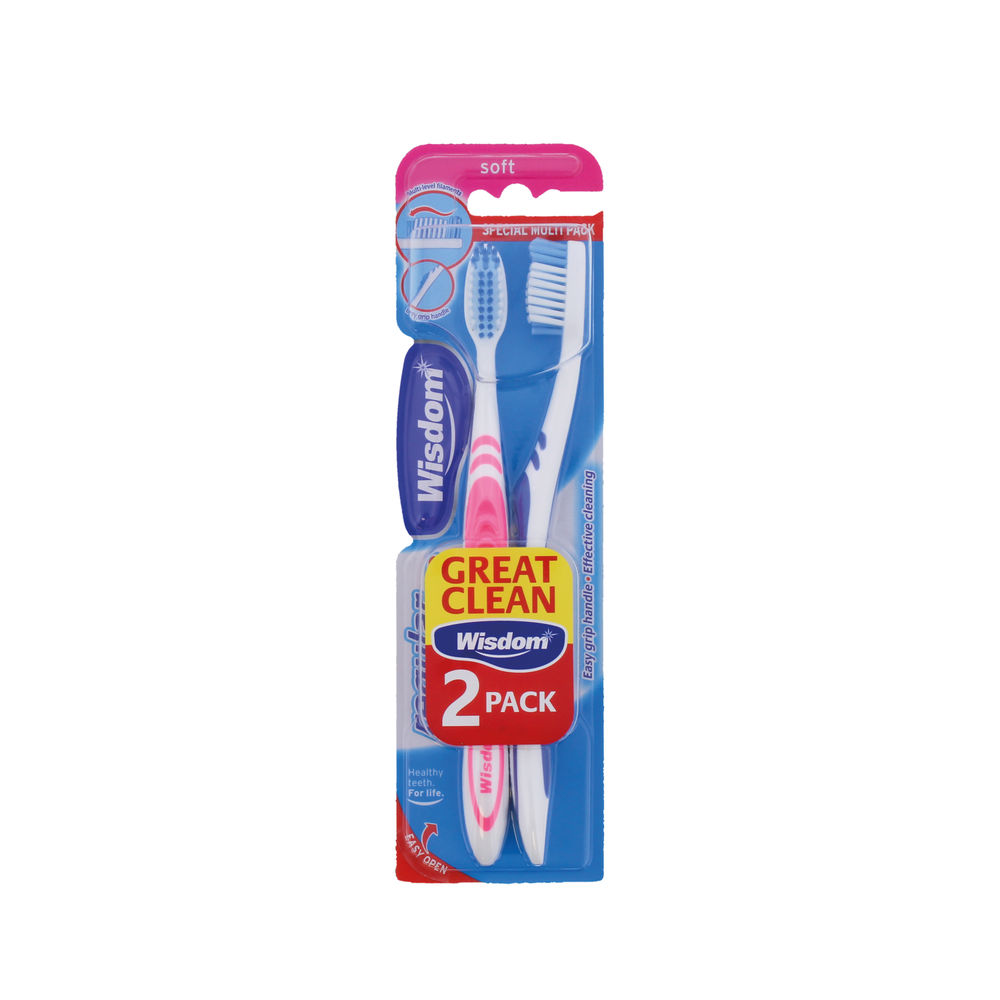 Wisdom Toothbrush Regular Soft x2 (Pack of 6) TOWIS041