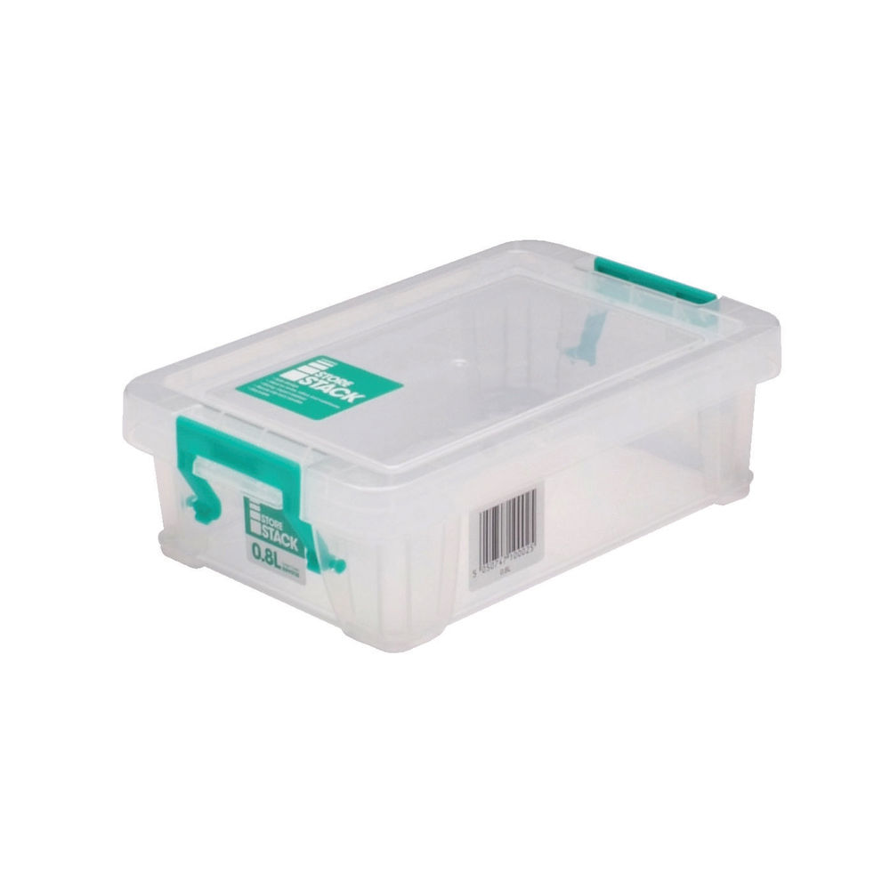 StoreStack 0.8L Clear Storage Box