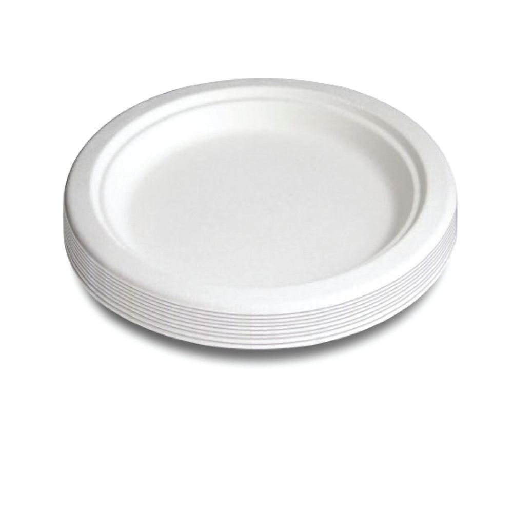 Caterpack 7 inch Super Rigid Biodegradable Plates (Pack of 50)