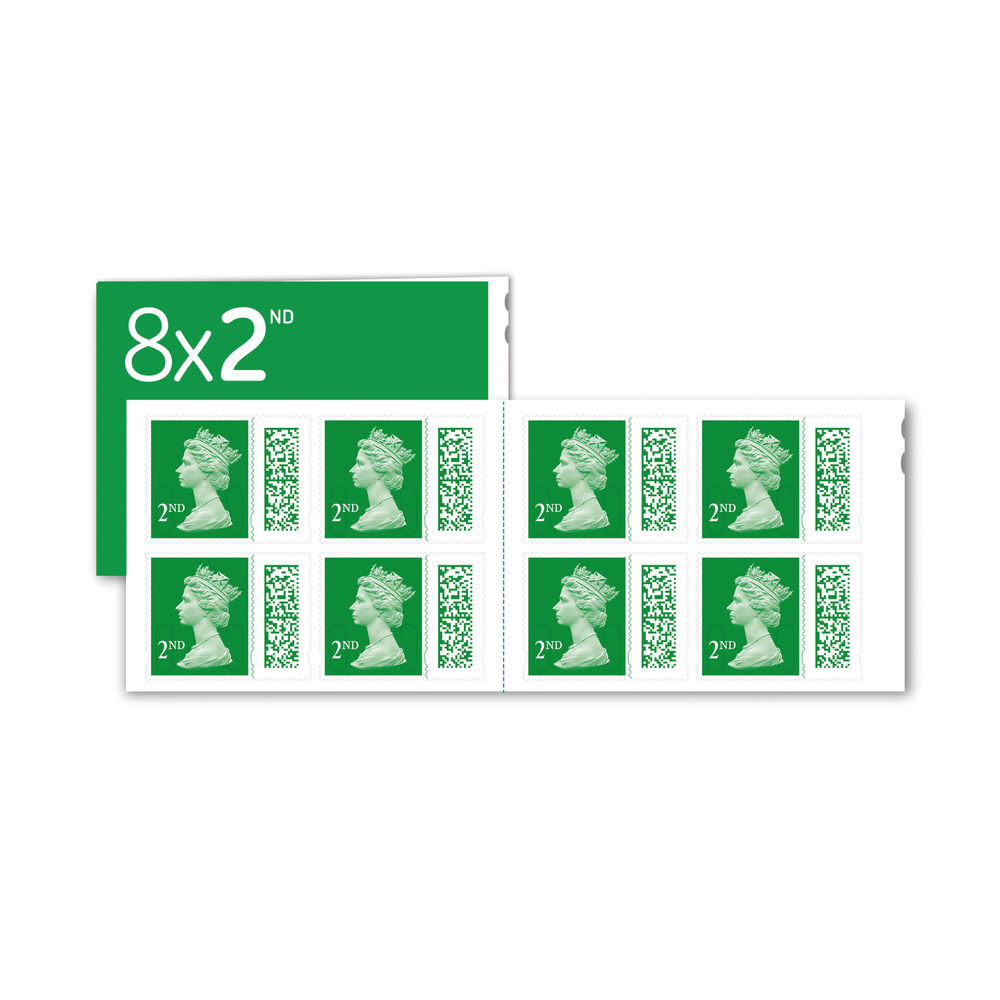 Royal Mail 2nd Class Stamps (Book of 8)