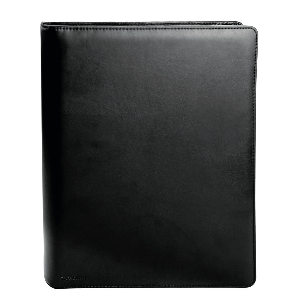 Monolith Black Zipped Meeting Folder