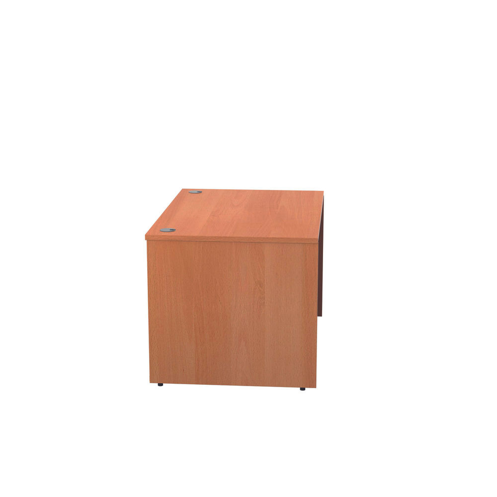 Jemini 1200x800mm Beech Modular Straight Base Reception Unit