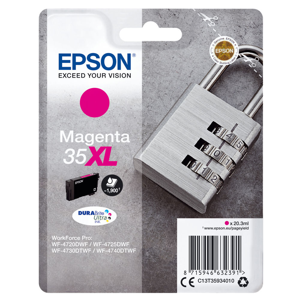 Epson cartouche d'encre 405, 300 pages, OEM C13T05G34010, magenta