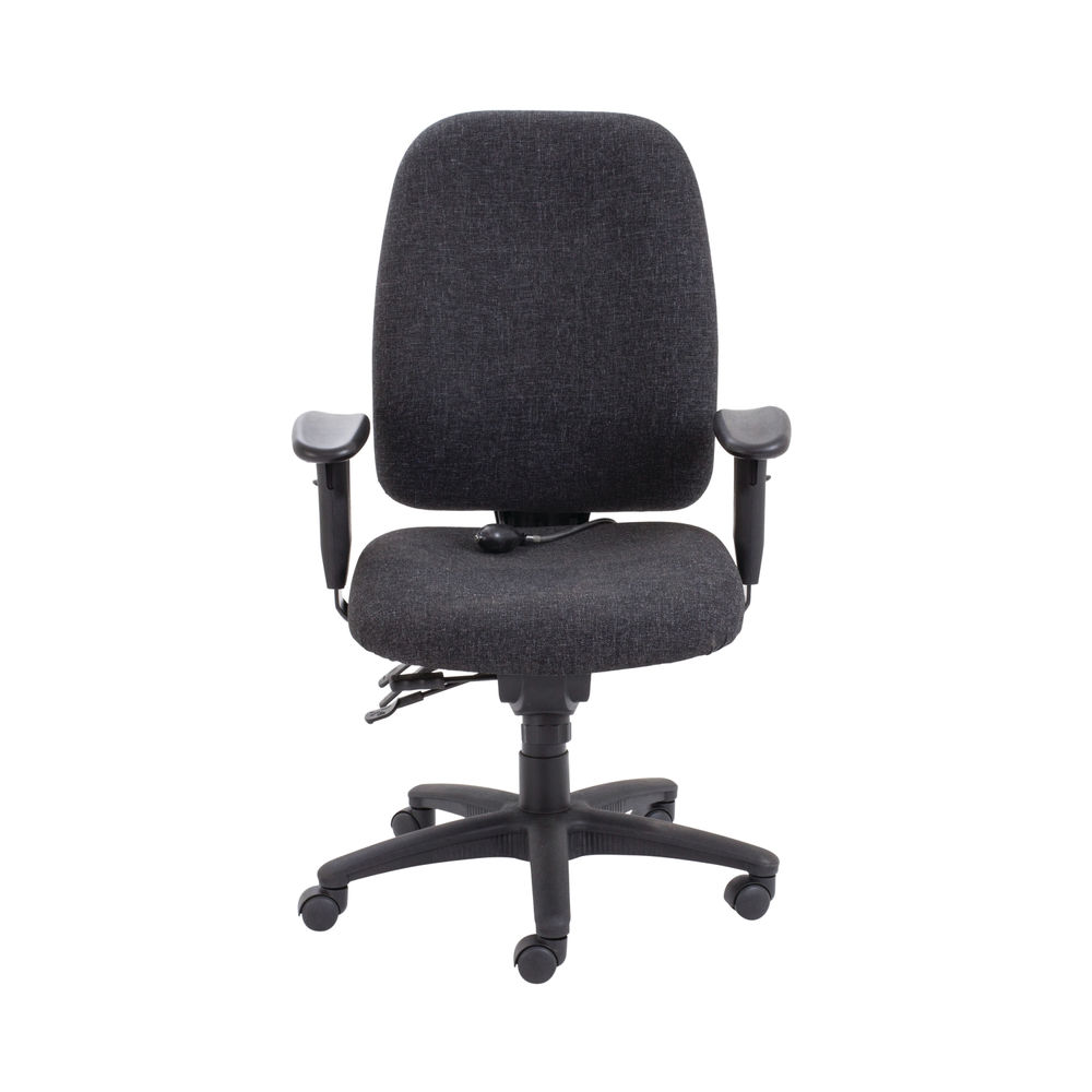 Avior Snowdon Black Heavy Duty Office Chair