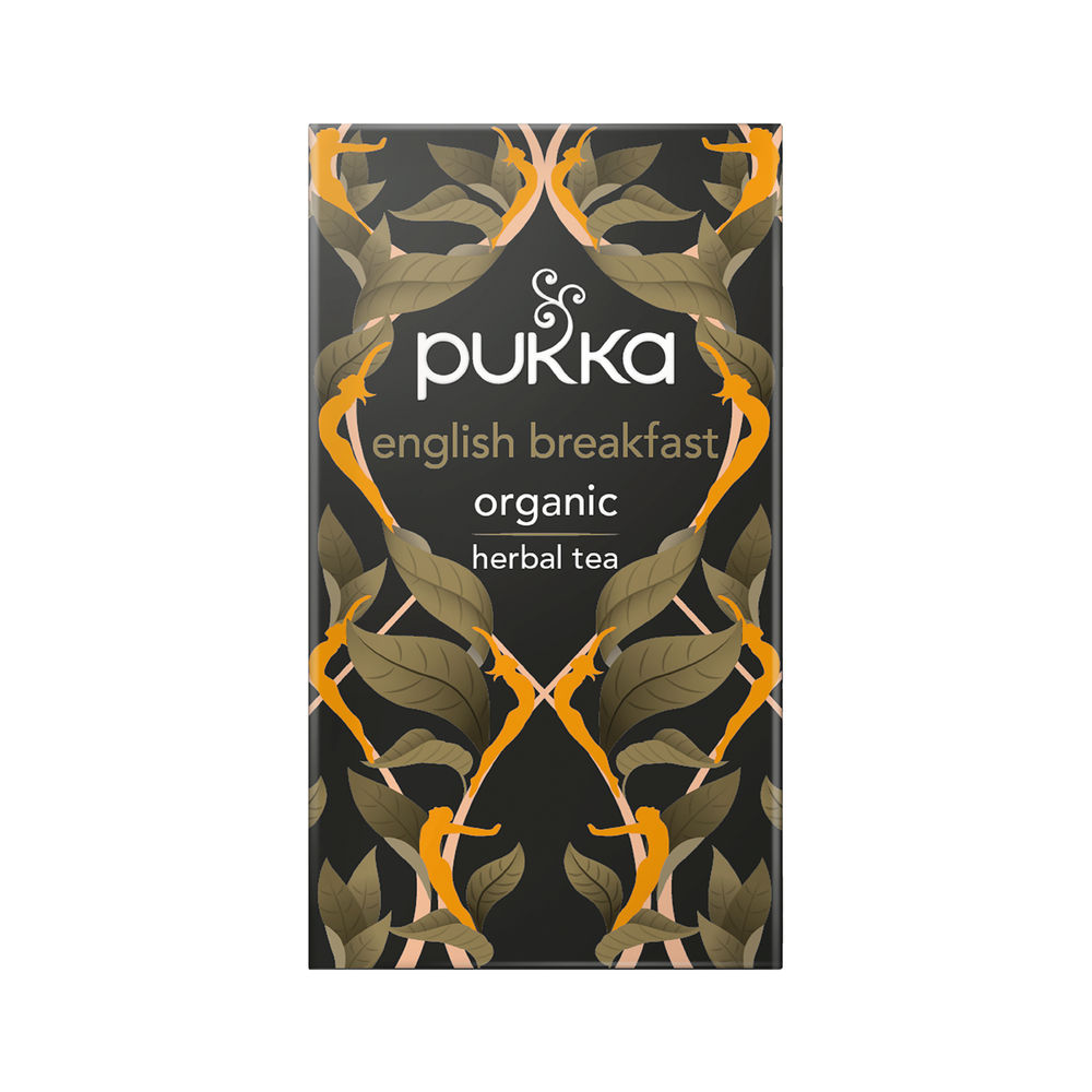 Pukka English Breakfast Organic Herbal Tea Bags (Pack of 20) P5050