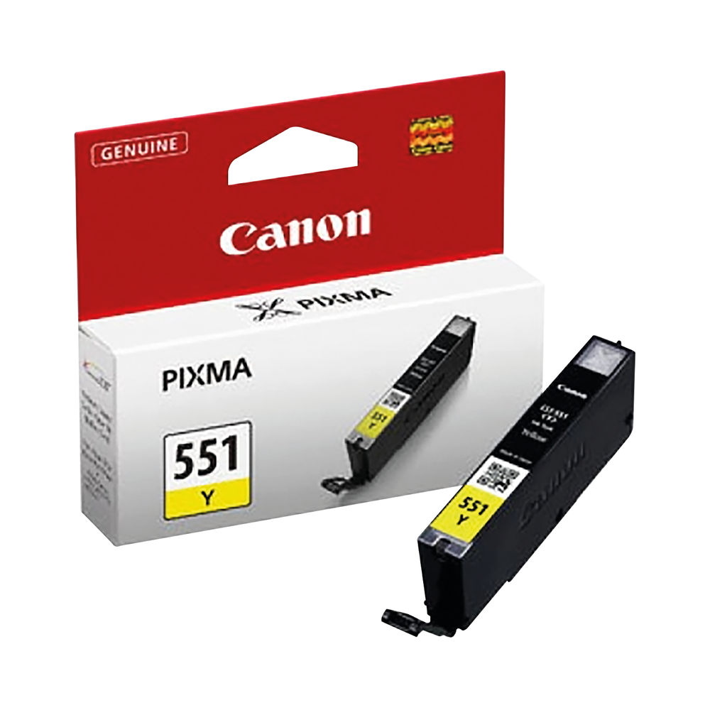 Canon CLI-551Y Yellow Ink Cartridge - 6511B001