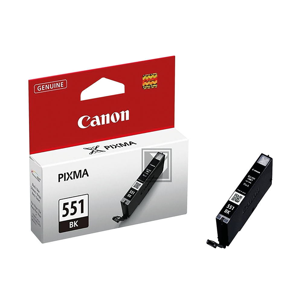 Canon CLI-551BK Black Ink Cartridge - 6508B001