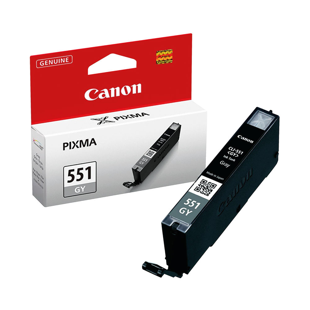 Canon CLI-551GY Grey Ink Cartridge - 6512B001