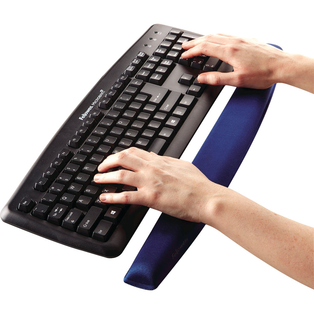 Fellowes Sapphire Blue Keyboard Wrist Support