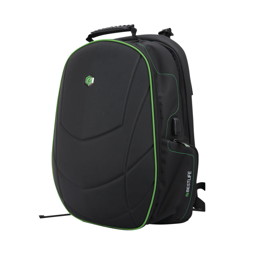 BestLife 17 Inch Gaming Assailant Backpack with USB Connector Black