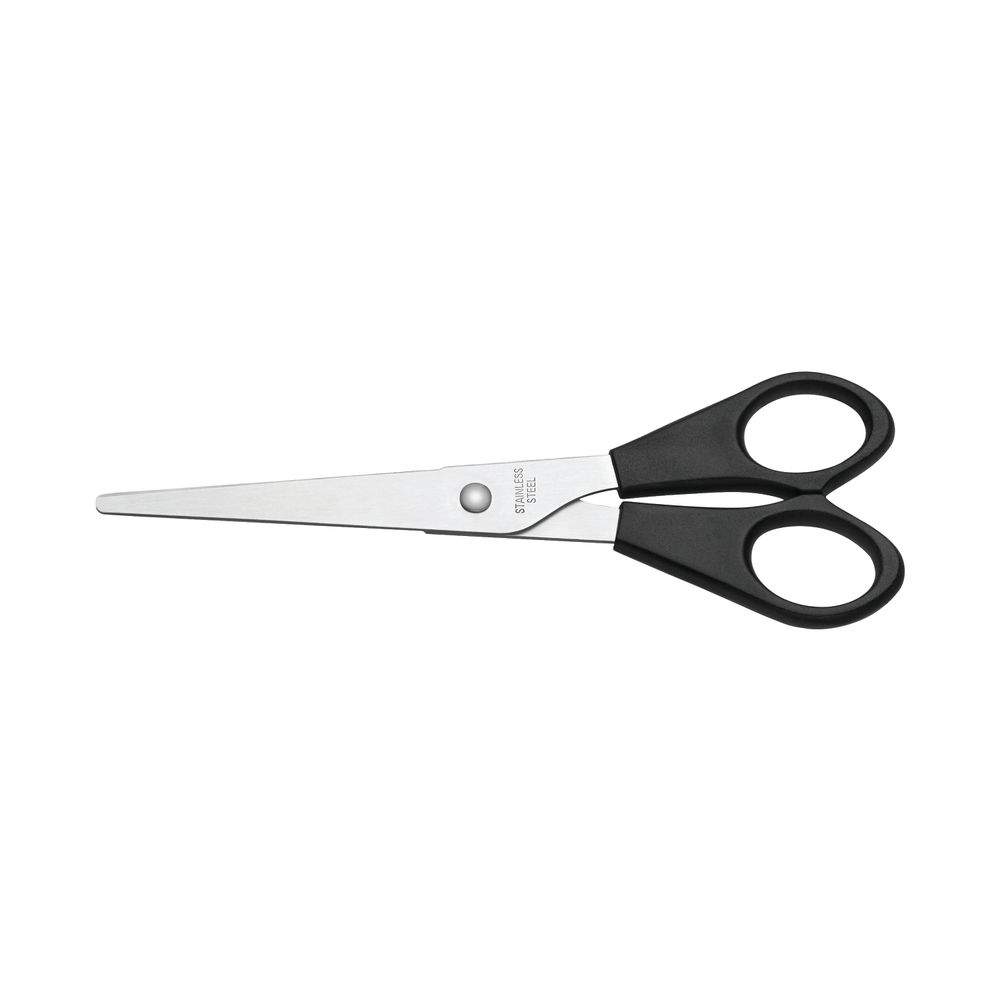 Stainless Steel 152mm Plastic Handled Scissors - E-34160 BP