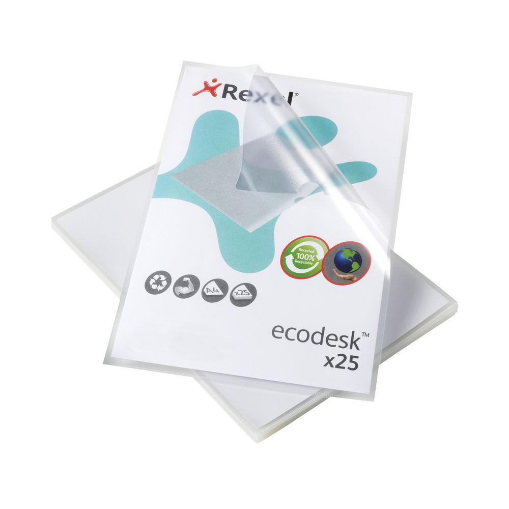 Rexel EcoDesk A4 L Folders, Pack of 25