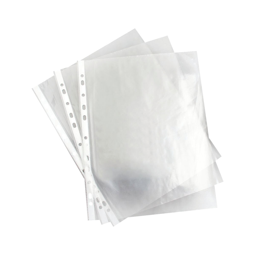 A4 Punched Pocket Clear 35 micron 270486 (Pack of 100)