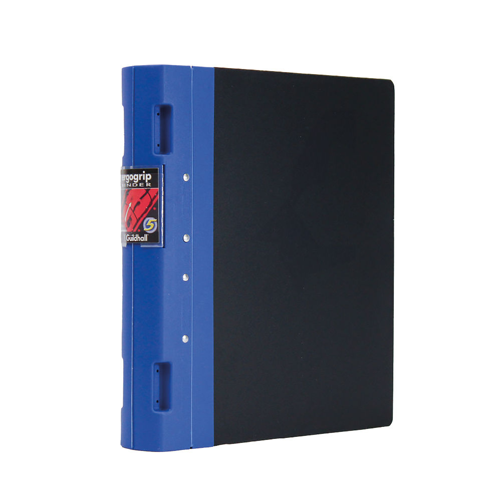 Guildhall GL Ergogrip 2 Ring Binder A4 Blue (Pack of 2) 4509