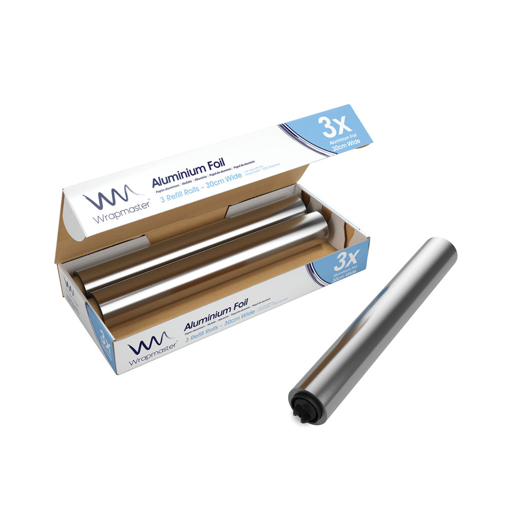 Wrapmaster 1000 300mm x 30m Foil Refills (Pack 3)