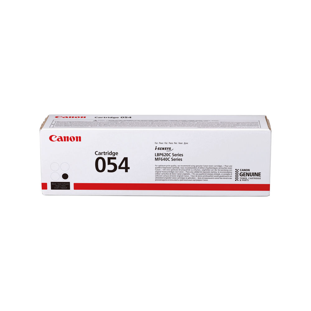 Canon 054 Black Toner Cartridge - 3024C002