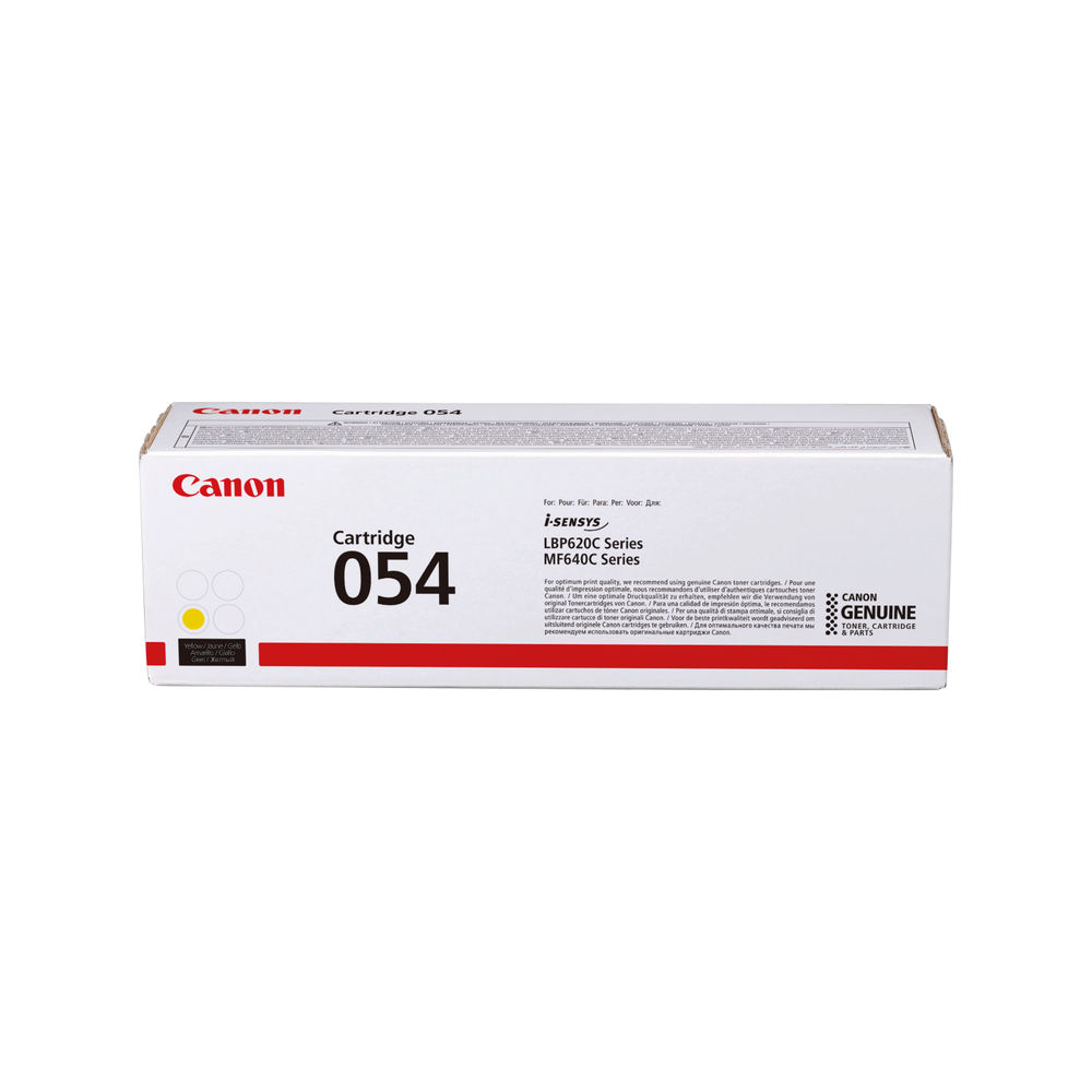 Canon 054 Yellow Toner Cartridge - 3021C002