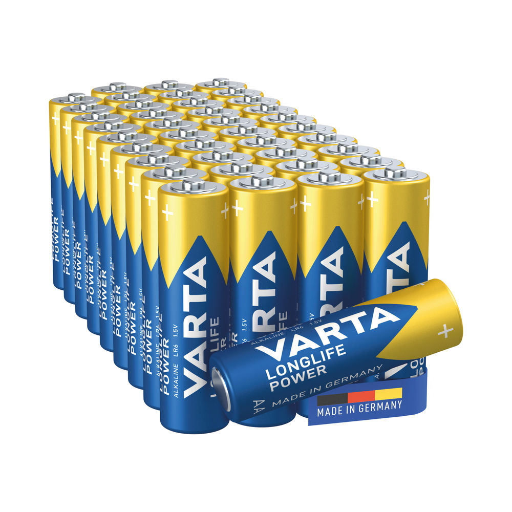 Varta Longlife Power AA Battery (Pack of 40) 04906121194