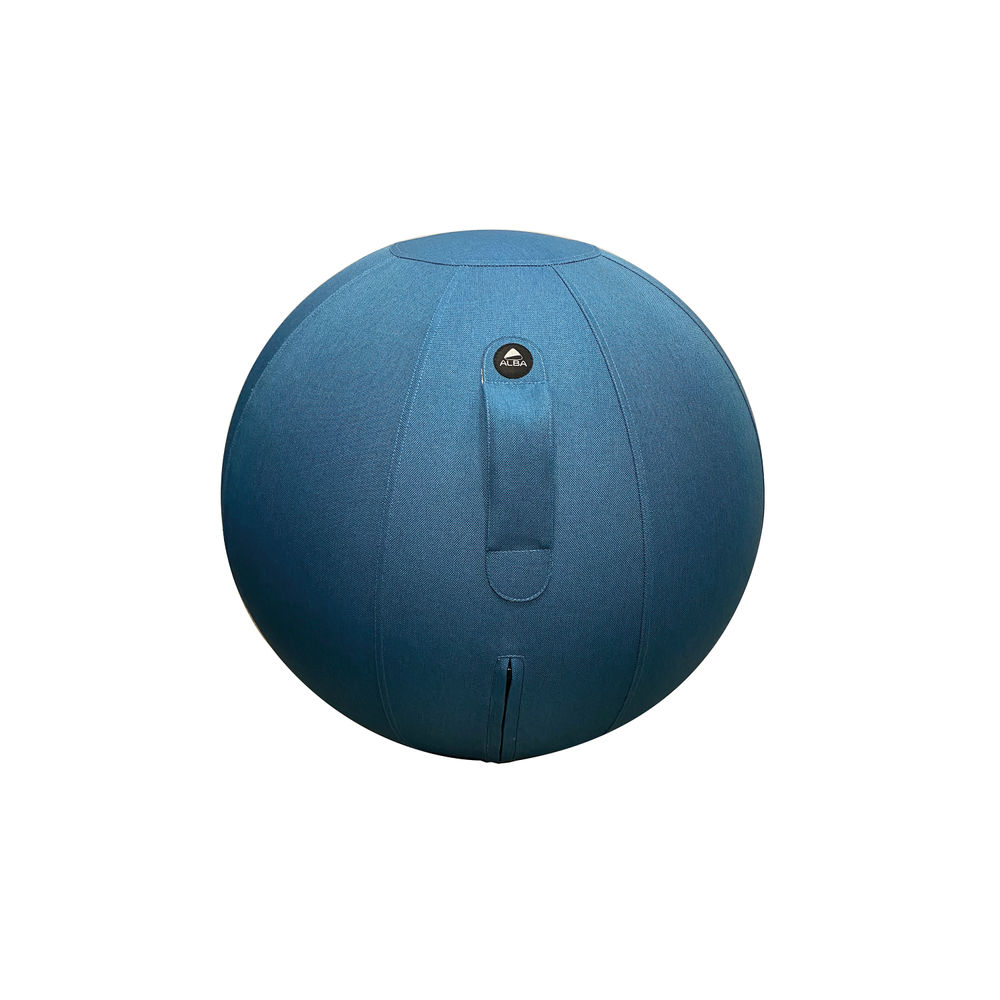 Alba MoveHop Ergonomic Ball with Pump/Adapter 650mm PVC/Polyester Duck Blue