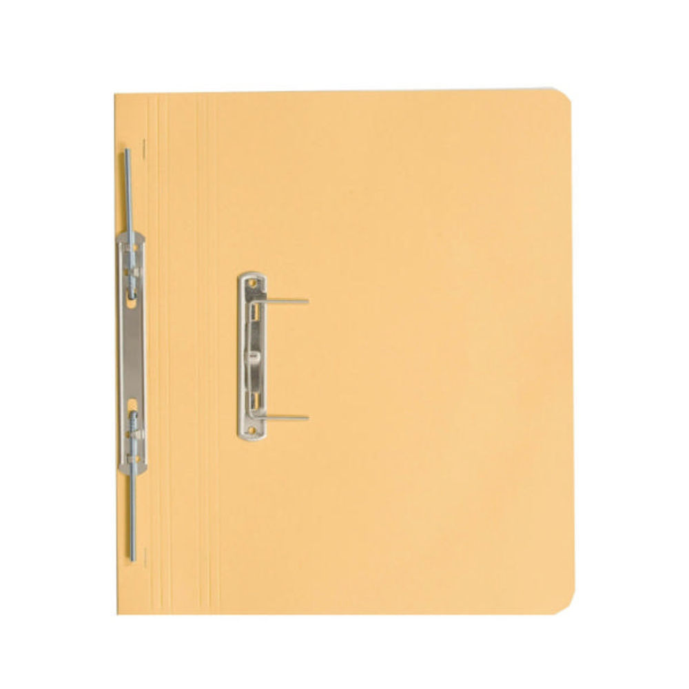 Guildhall Yellow 420gsm Pocket Files (Pack of 25)