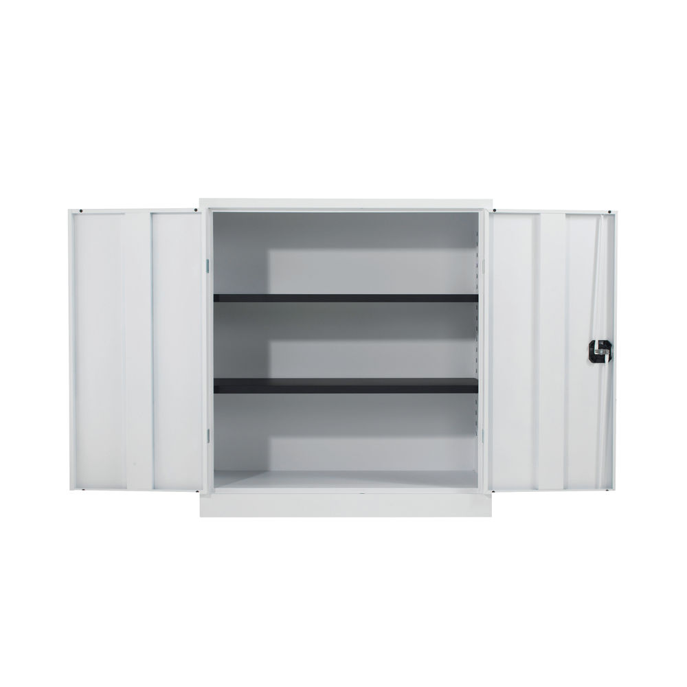 Talos 1000mm White Double Door Stationery Cupboard