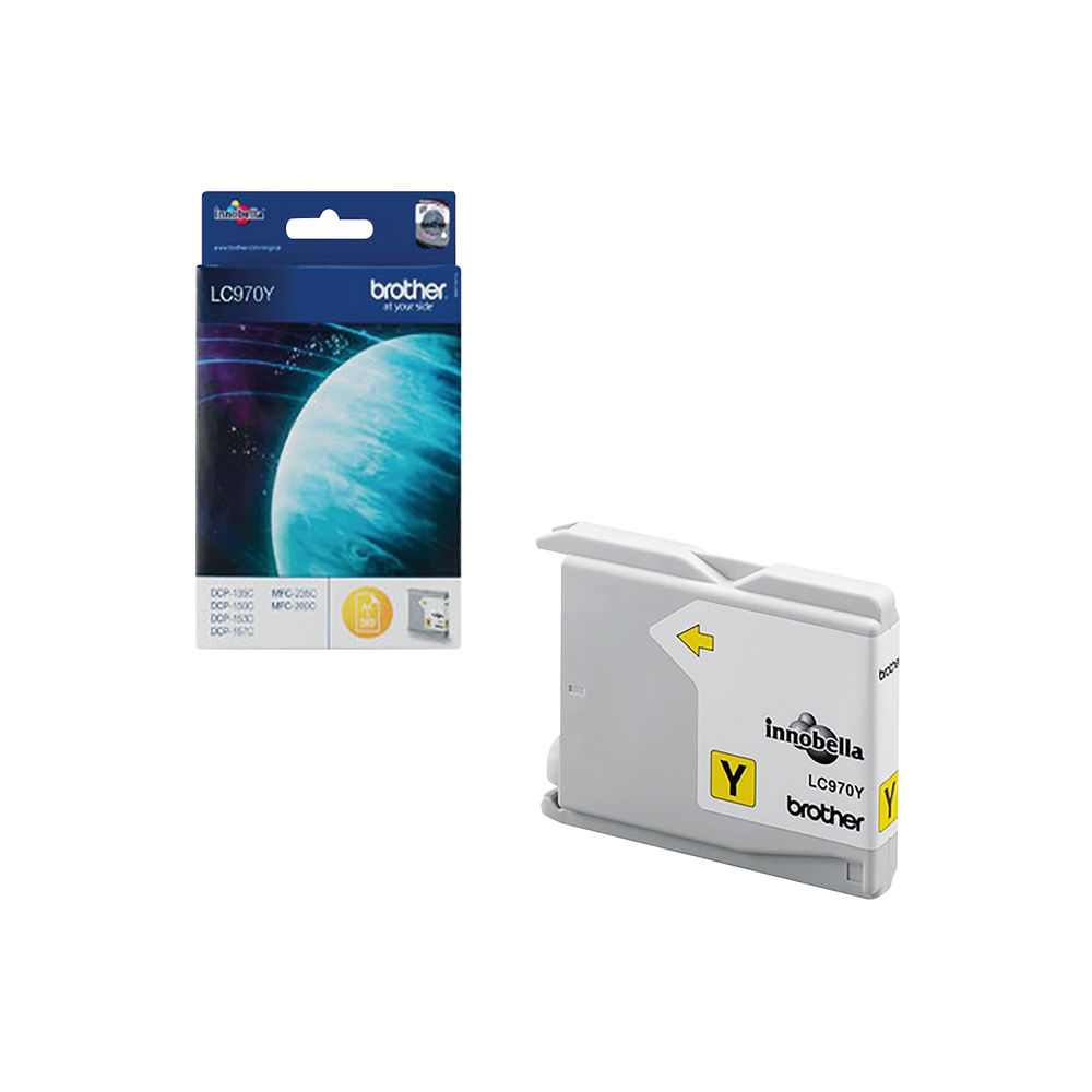 Brother LC970Y Yellow Ink Cartridge - LC970Y