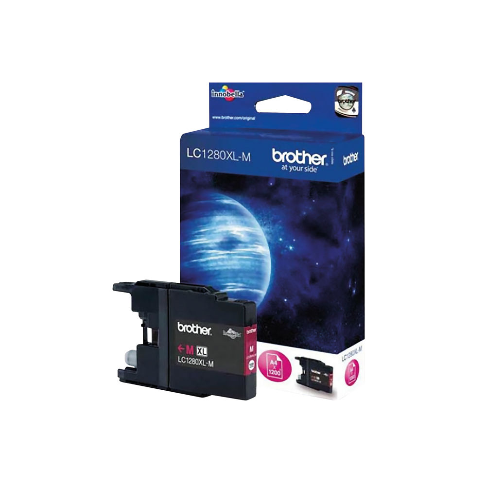 Brother LC1280XL-M Magenta High Capacity Ink Cartridge - LC1280XLM