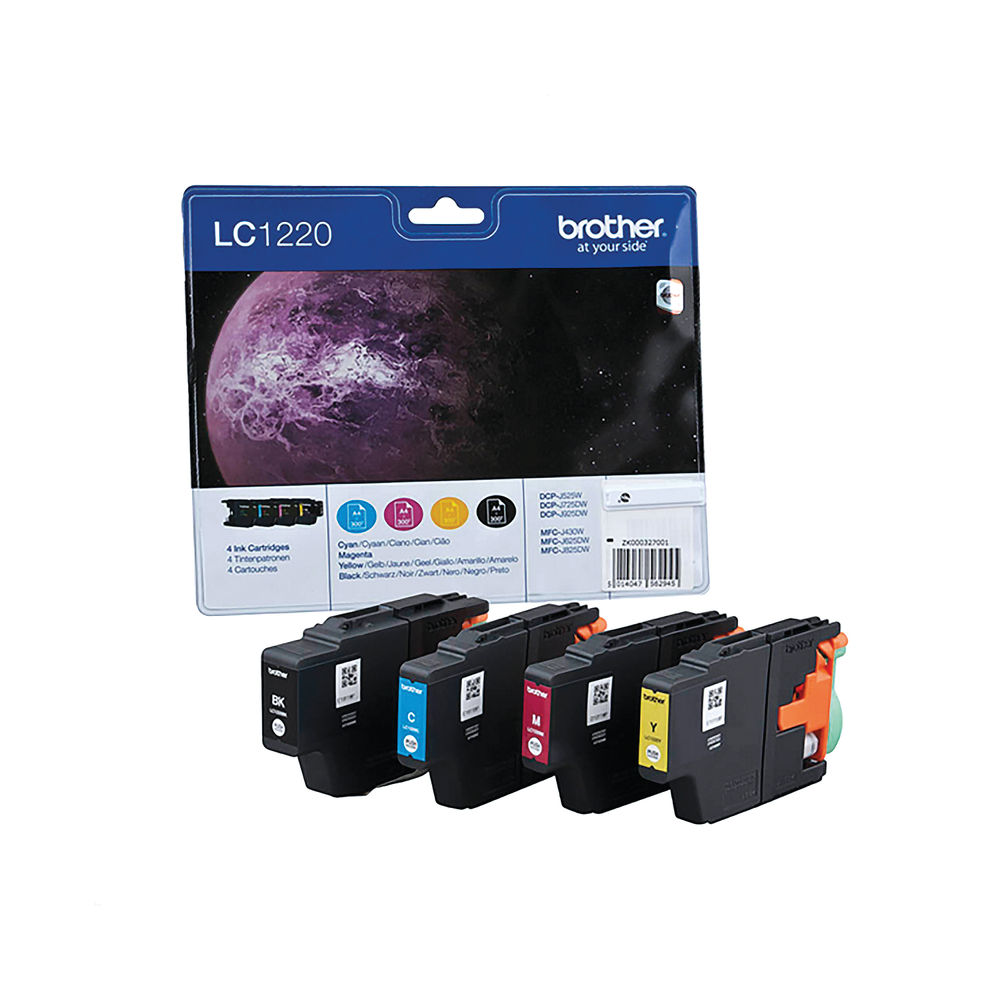 Brother LC1220 Ink Cartridge Multipack - LC1220VALBP