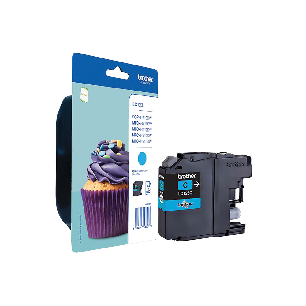 Brother LC123C Cyan Ink Cartridge - LC123C