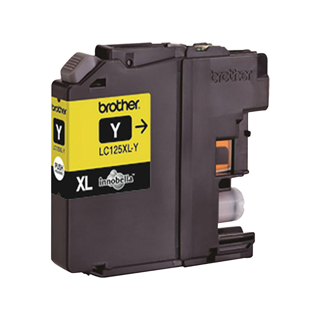 Brother LC125XL Yellow High Capacity Ink Cartridge - LC125XLY