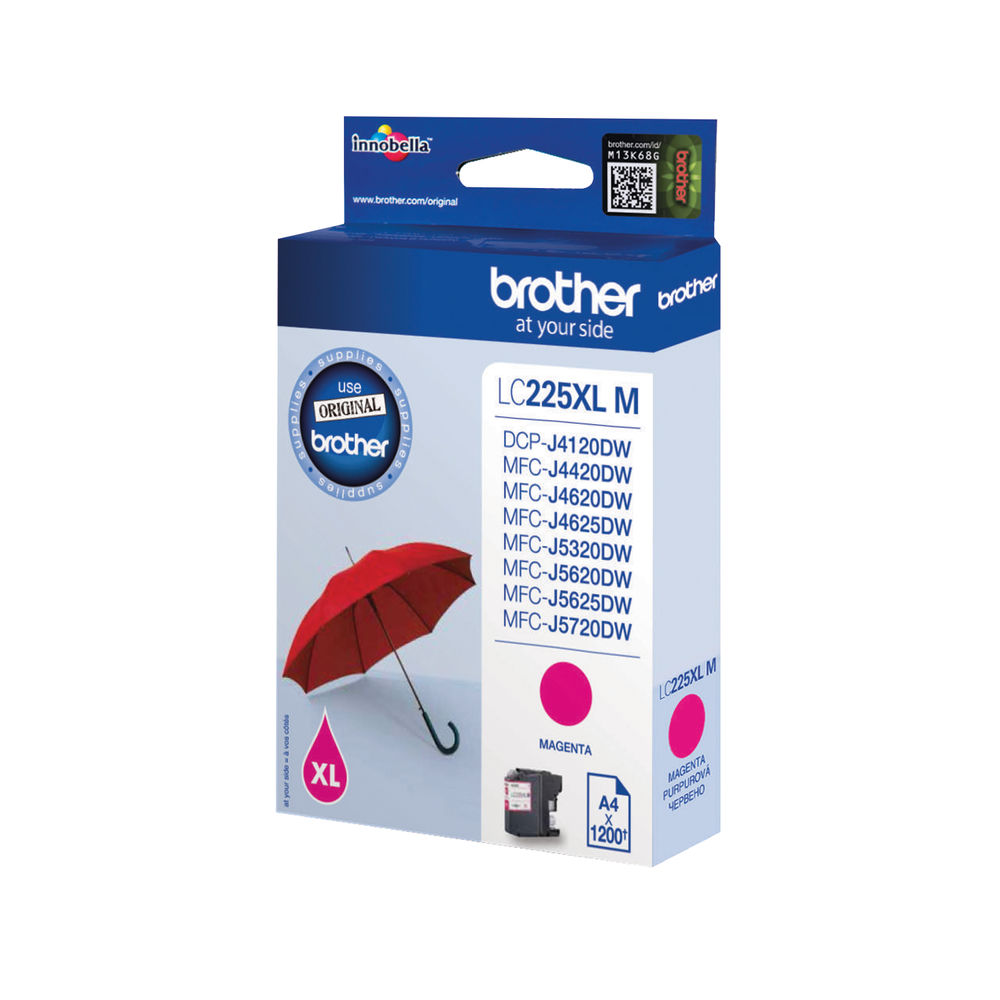 Brother LC225XLM Magenta Ink Cartridge - LC225XLM