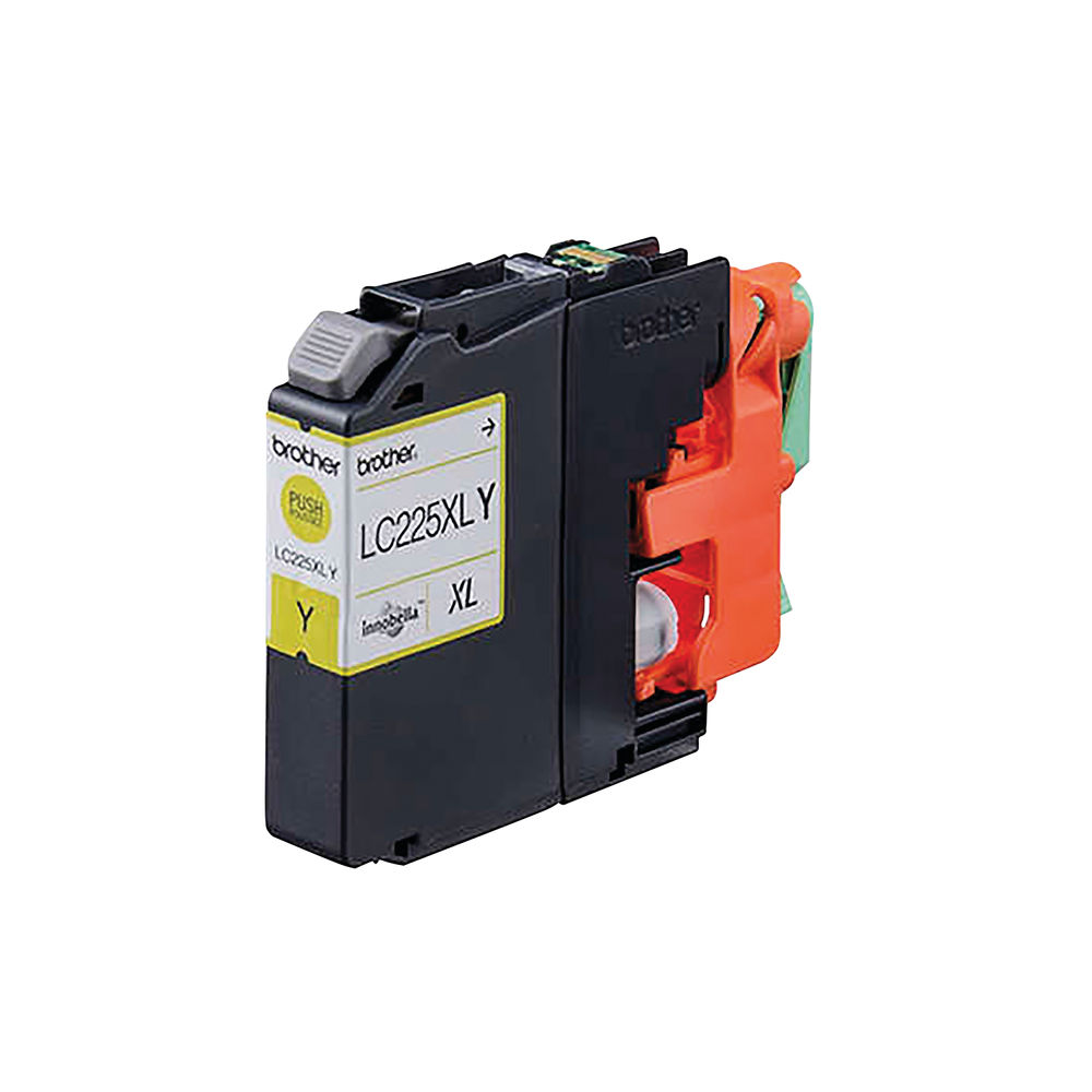 Brother LC225XL High Capacity Yellow Ink Cartridge - LC225XLY