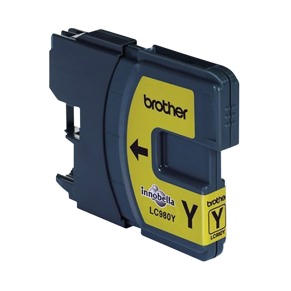 Brother LC980Y Yellow Ink Cartridge - LC980Y